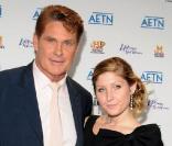 David Hasselhoff et sa fille Taylor Ann lors de la soirée A&E Upfront Party au IAC Building le 5 mai 2010 à New York<br />