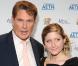 David Hasselhoff et sa fille Taylor Ann lors de la soirée A&E Upfront Party au IAC Building le 5 mai 2010 à New York