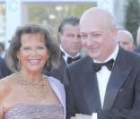 Claudia Cardinale et le ministre de la Culture italien Sandro Bondi 