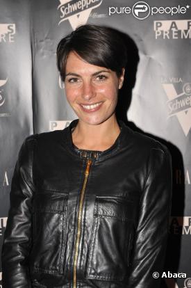 Alessandra Sublet à la soirée organisée par Paris Première, à la Villa Schweppes. 13/05/2010