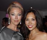 Tamara Beckwith et Mylene Klass lors de la soirée organisée par le joaillier de Grisogono le 18 mai 2010 dans l'hôtel du Cap Eden Roc  à Antibes