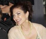 Laura Harring lors de la soirée organisée par le joaillier de Grisogono le 18 mai 2010 dans l'hôtel du Cap Eden Roc  à Antibes