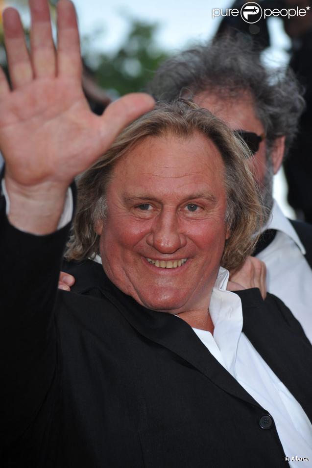 Gérard Depardieu lors de la présentation du film Fair Game durant le festival de Cannes le 20 mai 2010