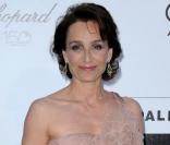Kristin Scott Thomas à l'occasion du grand gala de l'amfAR, pour la recherche contre le sida, à l'Eden Roc, au Cap d'Antibes, le 20 mai 2010.