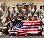 David Beckham visite les soldats américains du camp de Leatherneck, en Afghanistan, le 23 mai 2010 !