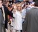 Sarah Jessica Parker devant le Ed Sullivan Theatre afin de participer à l'émission  The Late Show With David Letterman , le 25 mai 2010 