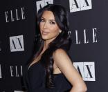 Kim Kardashian lors de la soirée Disco Glam organisée par Armani Exchange et le magazine Elle à la boutique de Robertson à Los Angeles le 25 mai 2010
