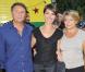 Alessandra Sublet présente ses parents à Charles Aznavour lors d'une soirée... Gipsy !