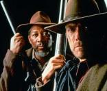 Clint Eastwood et Morgan Freeman dans Impitoyable 