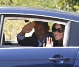 Carla Bruni et Nicolas Sarkozy en vacances au Cap Nègre