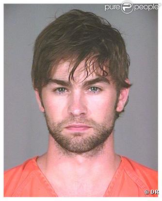 Mugshot de Chace Crawford, arrêté le 4 juin 2010 par la police texane