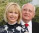 Mikhaïl Gorbatchev et sa fille Irina Virganskaya lors du 5e gala de charité annuel organisé par la Raisa Gorbatchev Foundation, qui s'est tenu au Stud House d'Hampton Court Palace, au sud de Londres, le 5 juin 2010. 