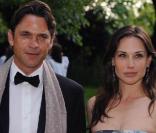 Dougray Scott et Claire Forlani lors du 5e gala de charité annuel organisé par la Raisa Gorbatchev Foundation, qui s'est tenu au Stud House d'Hampton Court Palace, au sud de Londres, le 5 juin 2010. 