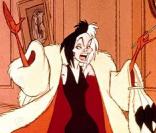 Cruella d'Enfer dans  Les 101 Dalmatiens , en 1961