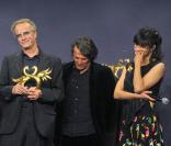 Sophie Marceau et Christophe Lambert au Festival de Cabourg, le 12 juin 2010.