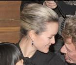 Laeticia Hallyday, Johnny Hallyday et leur fille Jade