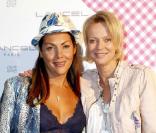 Hermine de Clermont-Tonnerre et Hélène de Yougoslavie à la soirée Lancel organisée pour le lancement du BB Bag, le 14 juin 2010