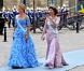 Samedi 19 juin 2010 : Le mariage de la princesse Victoria de Suède et de Daniel Westling, apothéose de leur conte de fées, a été béni par un incroyable cortège de royaux. La princesse Madeleine et la reine Silvia de Suède. 