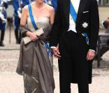 Samedi 19 juin 2010 : Le mariage de la princesse Victoria de Suède et de Daniel Westling, apothéose de leur conte de fées, a été béni par un incroyable cortège de royaux. Astrid et Lorenz de Belgique. 