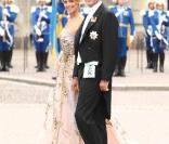 Samedi 19 juin 2010 : Le mariage de la princesse Victoria de Suède et de Daniel Westling, apothéose de leur conte de fées, a été béni par un incroyable cortège de royaux. Nikolaos de Grèce et Tatiana Blatnik. 