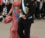 Samedi 19 juin 2010 : Le mariage de la princesse Victoria de Suède et de Daniel Westling, apothéose de leur conte de fées, a été béni par un incroyable cortège de royaux. Le prince Philippe et la princesse Mathilde de Belgique. 
