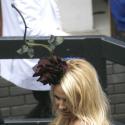 La plantureuse Pamela Anderson a trouvé un ami... qui sait mettre les formes en valeur !