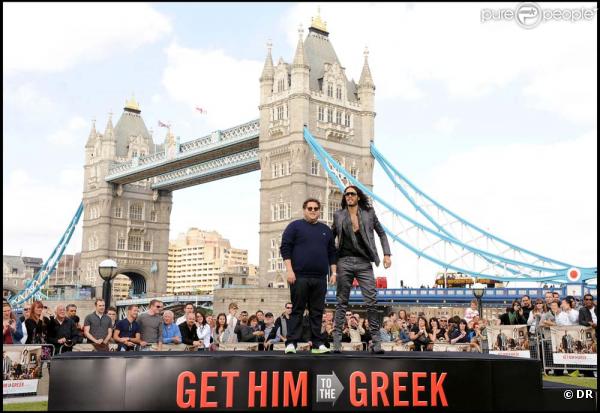 Présentation de  Get Him to the Greek  avec Russell Brand et Jonah Hill, à Londres, le 20 juin 2010 !