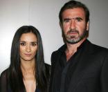 Eric Cantona et sa femme, la comédienne Rachida Brakni. 