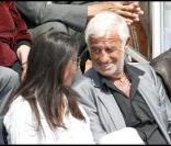 Bébel et Barbara à Roland-Garros au début du mois de juin 2010. Leur complicité est intacte !