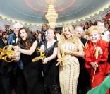 Brooke Shields et Jessica Simpson ont participé avec entrain à l'ouverture d'un nouveau casino, Le Casino Club, à West Sulfur Springs, le 2 juillet 2010 