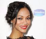 L'actrice Zoe Saldana 