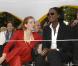Rama Yade et sa copine Nathalie Kosciosko-Morizet à la dernière étape du Tour de France, sur les Champs-Elysées de Paris (25 juillet 2010)