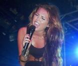 La chanteuse américaine Miley Cyrus 