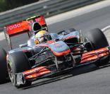 Lewis Hamilton sur le circuit du Grand Prix de Hongrie, le 30 juillet 2010