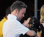 Lily Allen et Sam Cooper amoureux au festival de Glastonbury en juin 2010 
