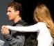 Shia LaBeouf et Rosie Huntington-Whiteley, lors des prises de vues de  Transformers 3 , à Chicago, en juillet 2010.