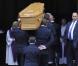 Les obsèques de Bruno Cremer, en l'église Saint-Thomas d'Aquin, dans le VIIe arrondissement de Paris, le 13 août 2010.