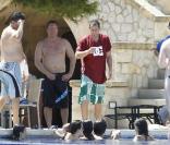 Adam Sandler en vacances à Palma de majorque, en Espagne