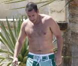 Adam Sandler en vacances à Palma de majorque, en Espagne