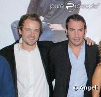 Jocelyn Quivrin et Jean Dujardin pour la promotion de 99 francs en 2007 