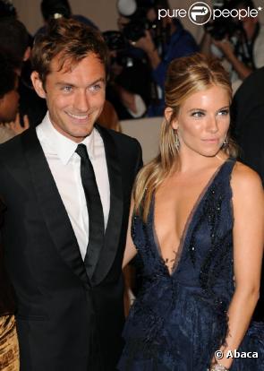 Sienna Miller et Jude Law