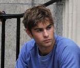 Penn Badgley et Chace Crawford sur le tournage de Gossip Girl à New Girl, le 18 août 2010