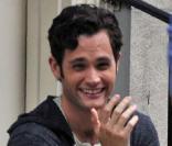Penn Badgley sur le tournage de Gossip Girl à New Girl, le 18 août 2010