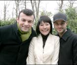 Sabine Anthony et ses fils Xavier et Cédric 