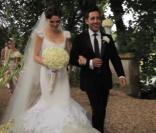 Coco Rocha lors de son mariage en France en juin 2010