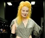 Vivienne Westwood lors d'une exposition de chaussures à Londres le 25 août