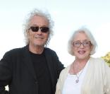 Luc Plamondon et Micheline Presle lors de l'ouverture du festival du film francophone d'Angoulême le 25 août 2010