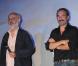 Bertrand Blier et Jean Dujardin lors de l'ouverture du festival du film francophone d'Angoulême le 25 août 2010