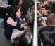 Katy Perry arrive aux studios de NRJ à Paris