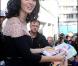 Katy Perry arrive aux studios de NRJ à Paris